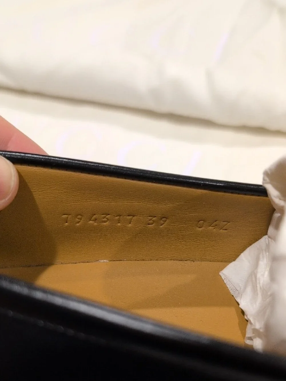 Gucci polished black